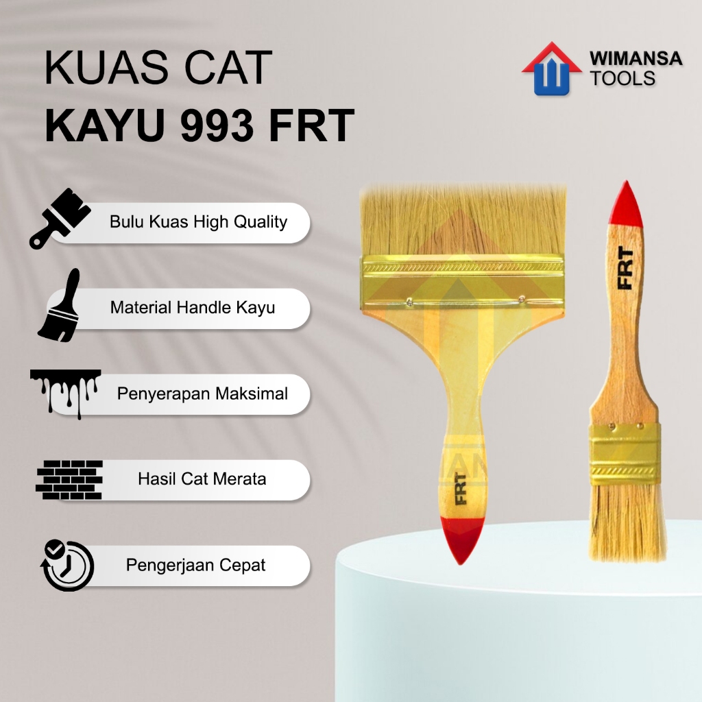KUAS CAT 933 FRT - GAGANG KAYU