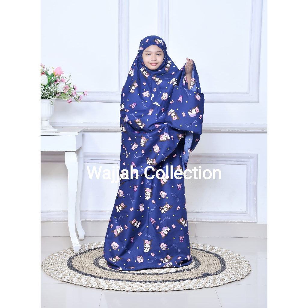 Mukena Anak Set Rokoh Ibadah Karakter Lucu Teraru 2025 Mukeno Bocah Perempuan 2In1 Virl Mukenah Ruku