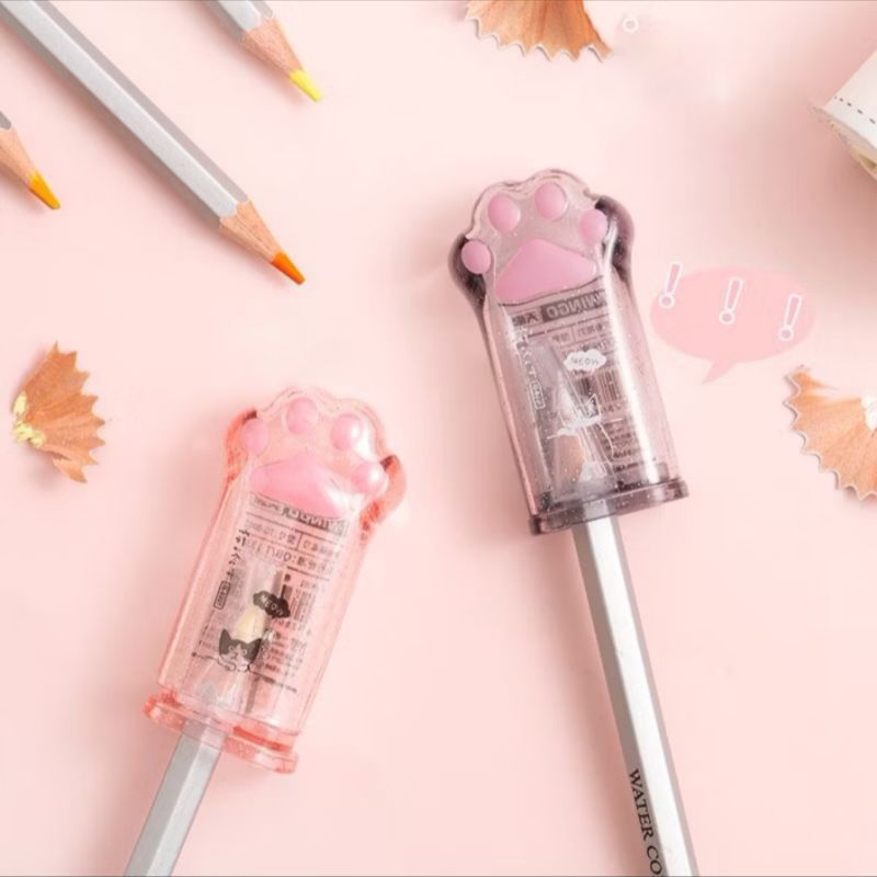 

[CURATEDSTATIONERY]1Pcs SHARPENER PENSIL CAT PAW Rautan Peraut Pensil Aesthetic Estetik Alat Tulis - F0222