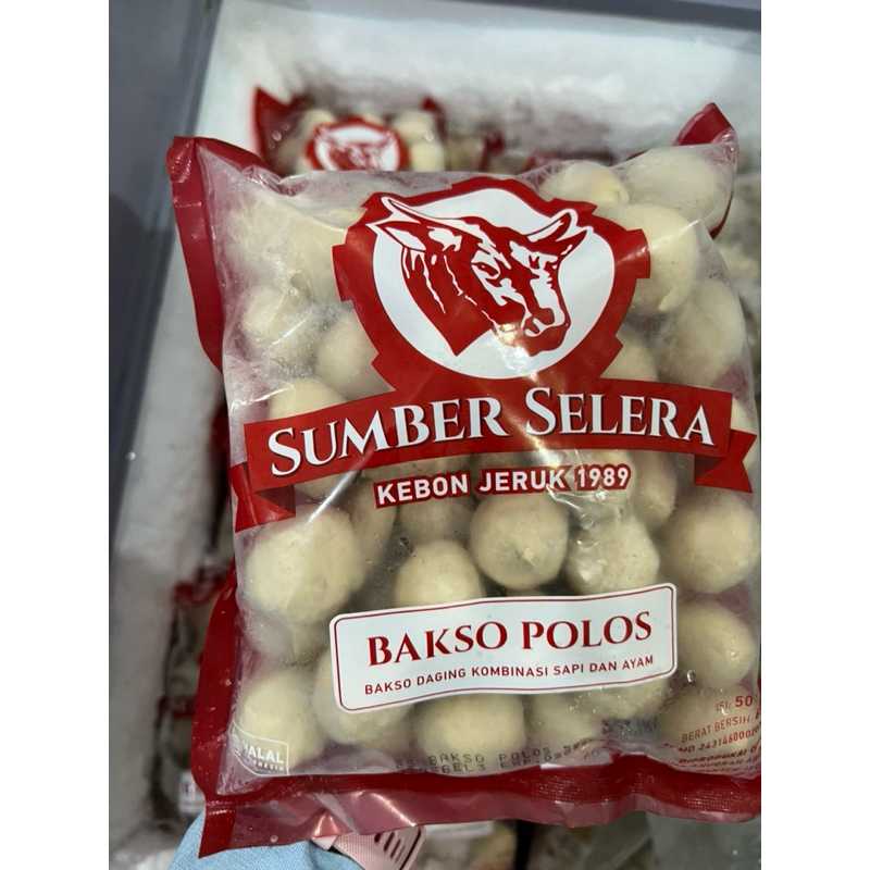 

Bakso sumber selera polos isi 50