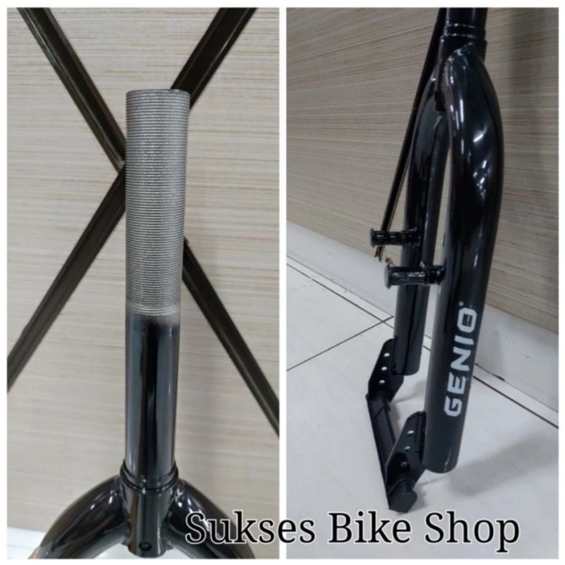 Fork Genio 20 Inch Dratt/ulir Standar