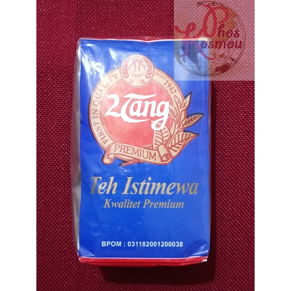 

Teh Cap 2 Tang Premium biru Kemasan isi 150 gr