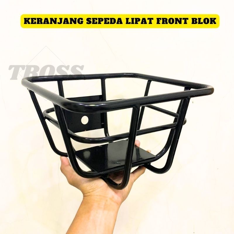 TROSS Keranjang Sepeda Lipat Front Rack Depan Rack Sepeda keranjang sepeda