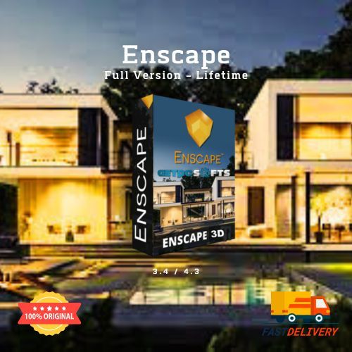 Enscape 3D Terbaru 4.4 I 4.3 I 4.2 I 4.1 I 3.5 I 3.4  Aset Library Offline (Win)