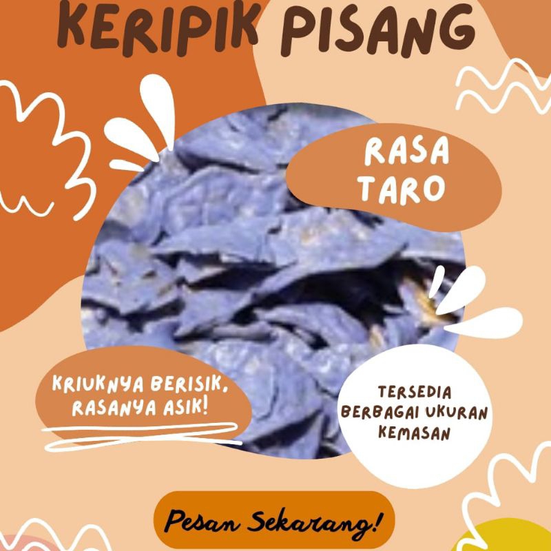 

keripik pisang taro