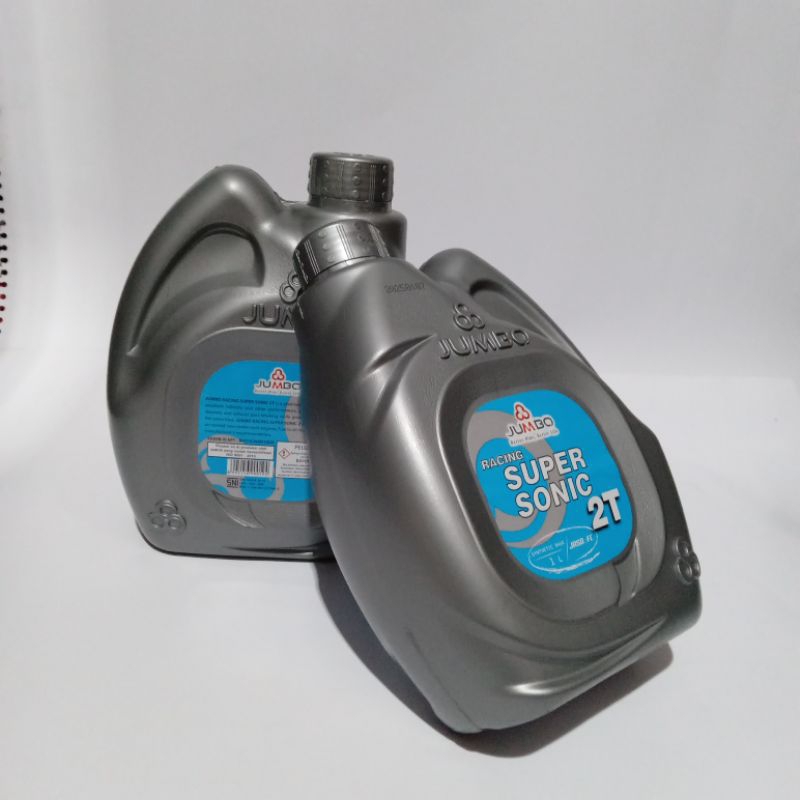 Oli jumbo super sonic 2tak 1l oli samping jumbo 2T
