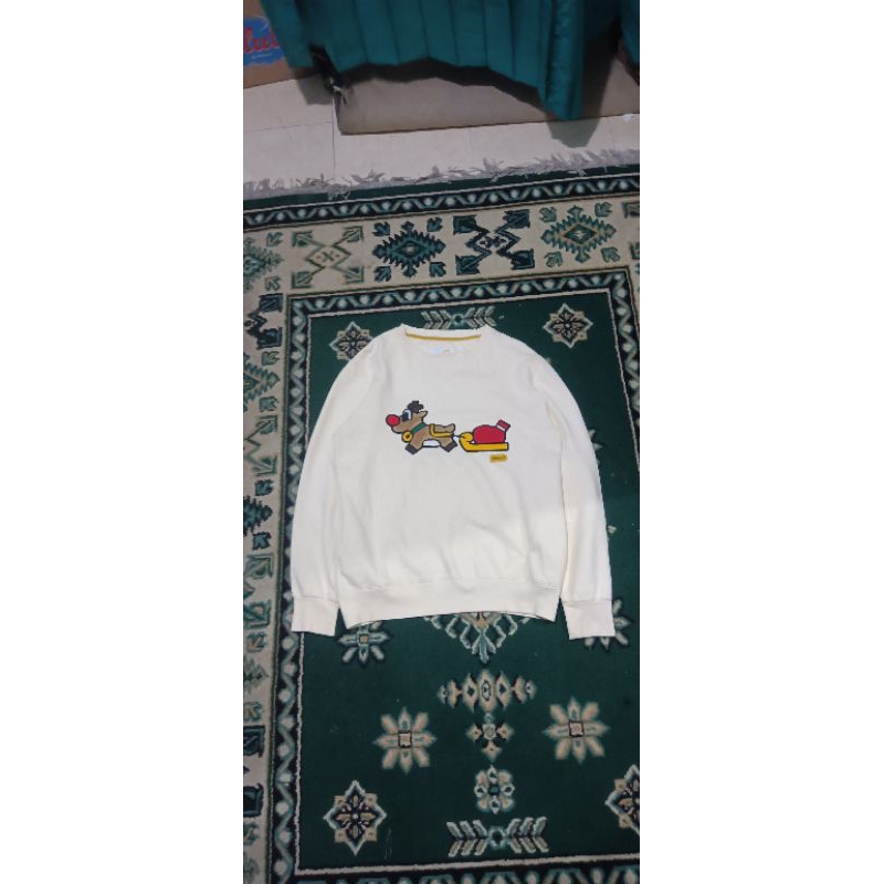 CREWNECK PANCOAT PUTIH POP RUDOLPH ORIGINAL