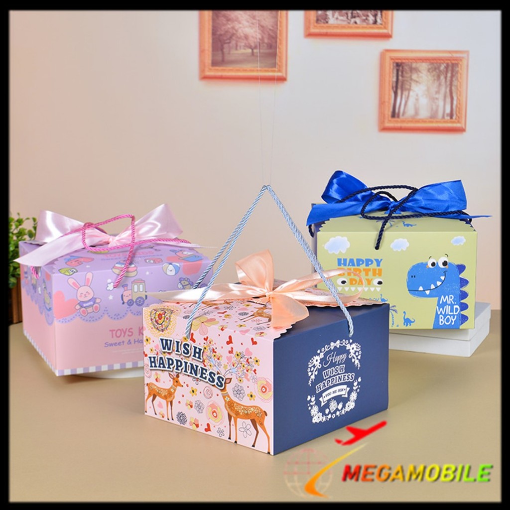 

MM - Goodie Bag Ulang Tahun Anak Motif Kartun Kotak Kado Berpita Tas Bingkisan Hadiah Hampers Ulang Tahun Anak Paper Bag Snack Karakter Kotak Souvenir Box Kue Tentengan Souvenirs Party Supplies