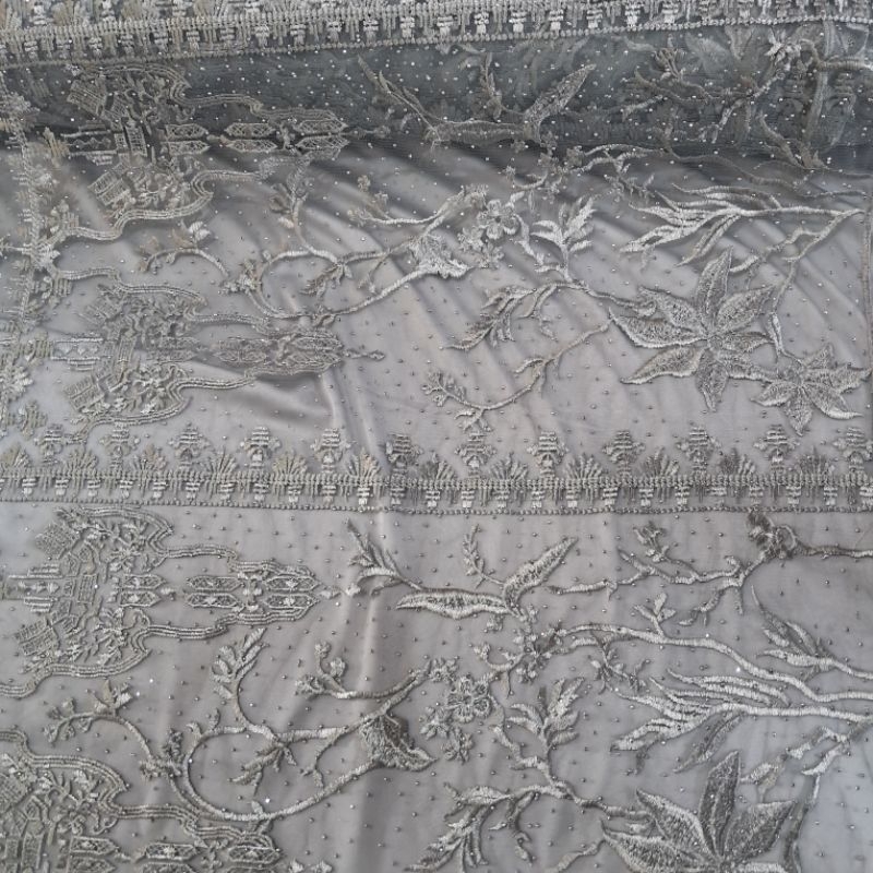 kain tile garden - Kain Tile valentino - garden tile - tile kebaya korea - kain etnik bordir