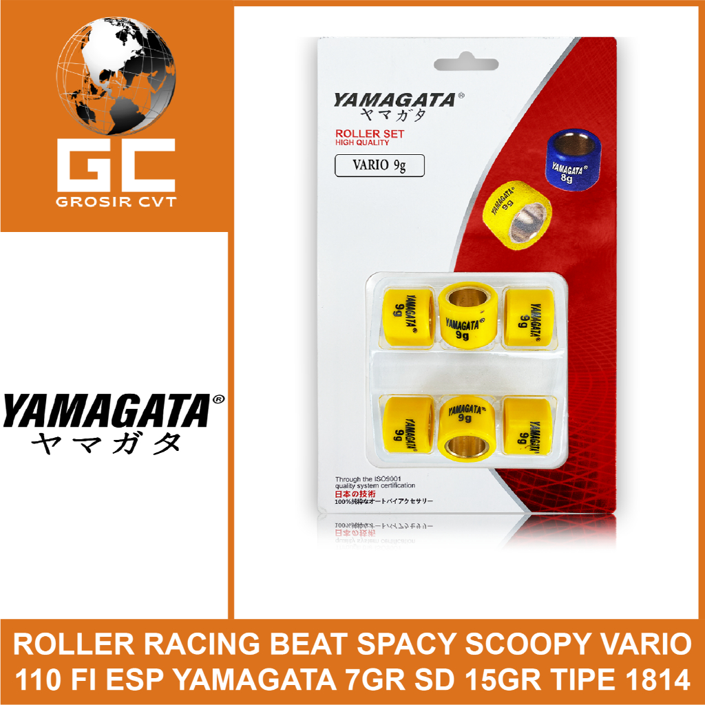 Roller Beat Scoopy Vario Spacy Kymco Fi ESP POP Street 110 1814 10 Gram Yamagata