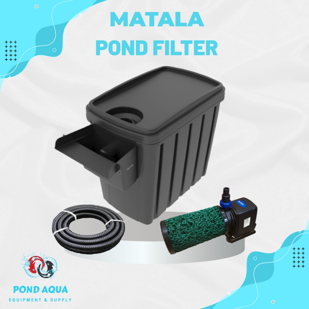 Pond Filter Waterfall Kolam Ikan Koi Matala Bio Steps External Pump Set