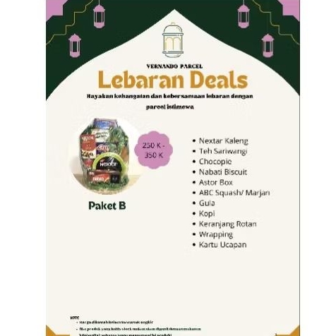 

PARSEL PAKET B