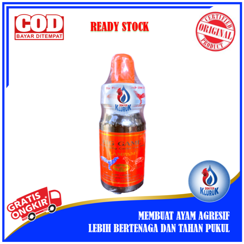 Big Game Lampam Doping Ayam Agresif Tahan Pukul