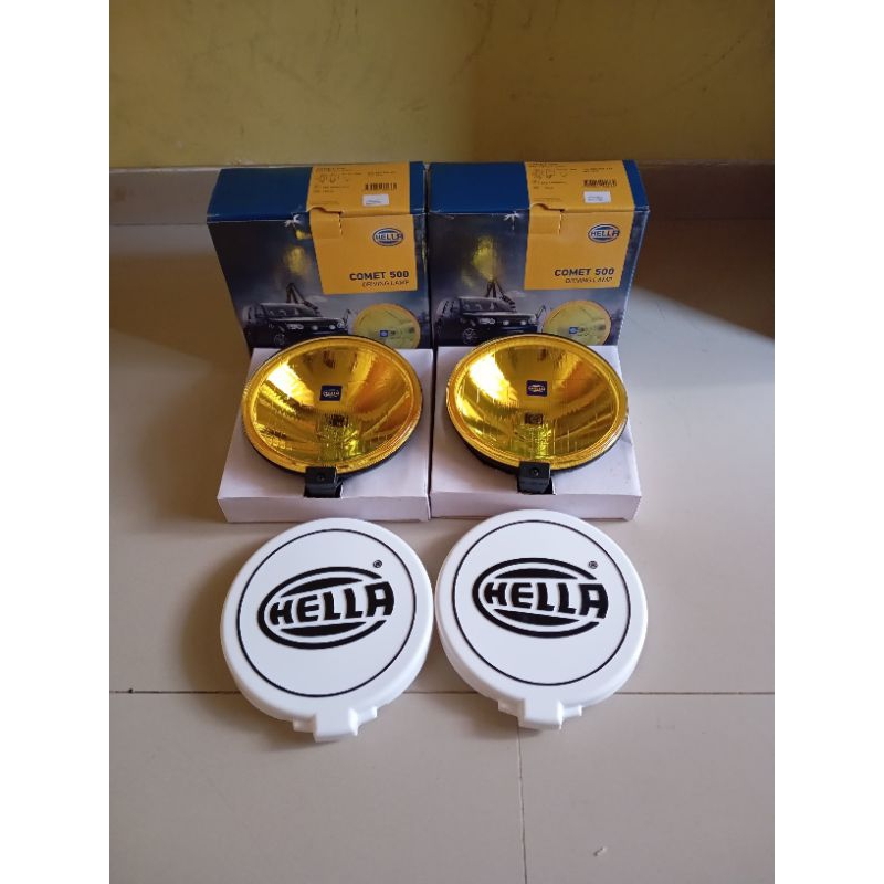 Lampu Tembak Mobil Hella Comet 500 Yellow Kuning | Lampu Kabut Lampu Sorot Hella Comet 500 | Lampu F