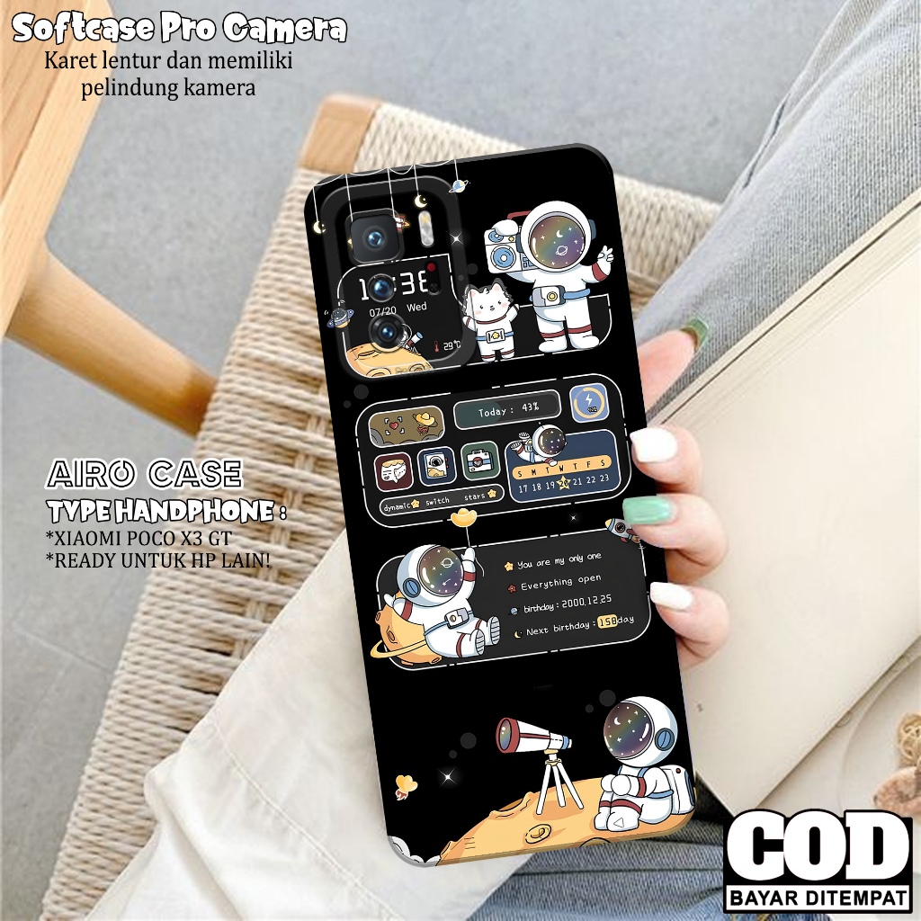 Case XIAOMI POCO X3 GT - Softcase XIAOMI POCO X3 GT - Fashion Case ASTRONOT - Casing XIAOMI POCO X3 