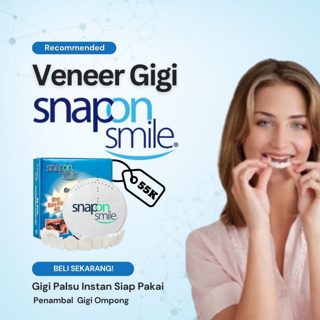 [ COD ] Viral Gigi Palsu Terbaru Snap On Smile Veneer Gigi