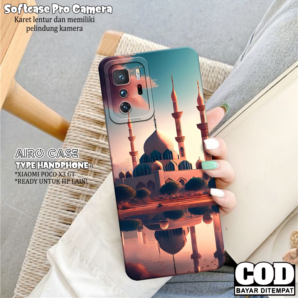 Case XIAOMI POCO X3 GT - Softcase XIAOMI POCO X3 GT - Fashion Case MASJID - Casing XIAOMI POCO X3 GT