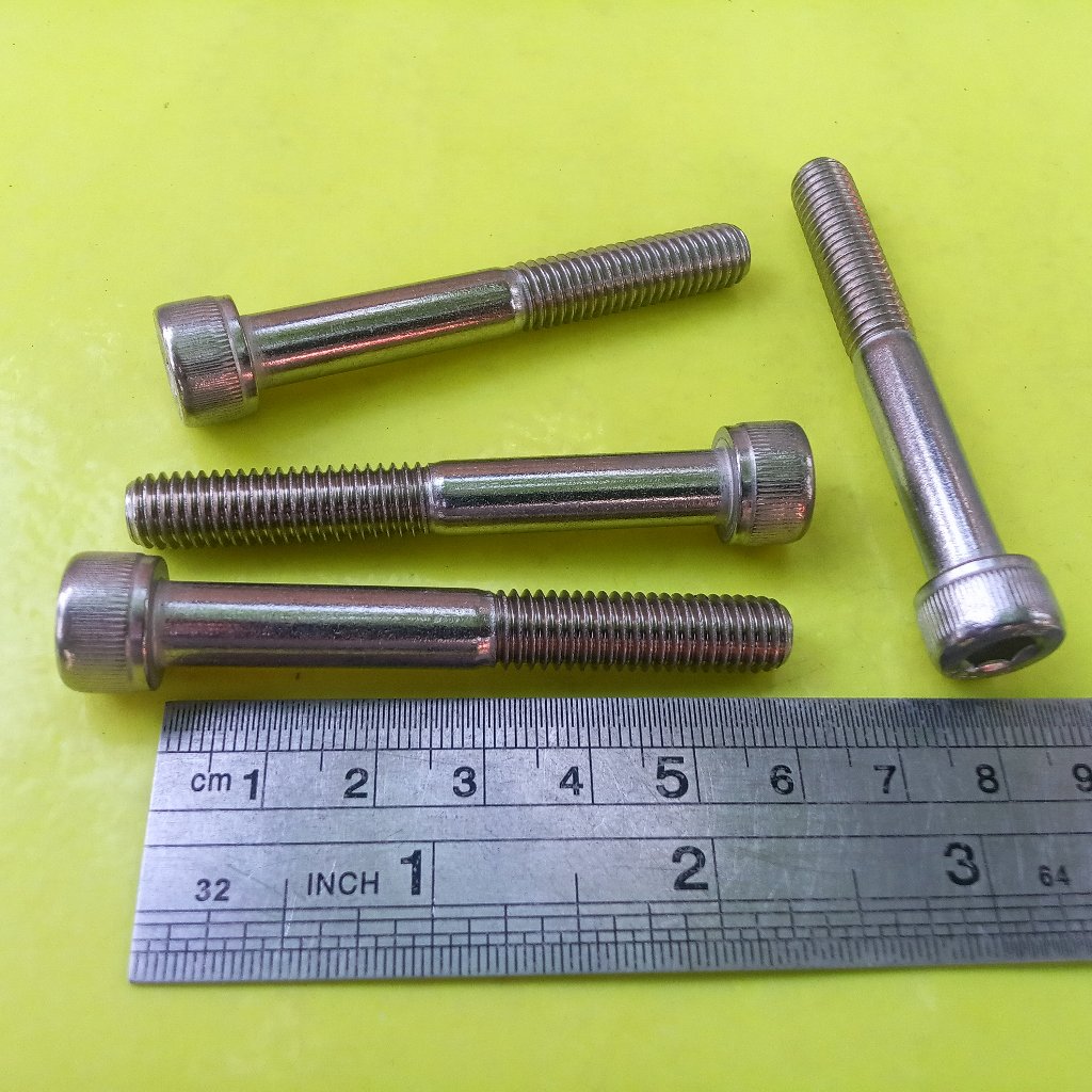BAUT L STAINLESS M8 X 60 / BAUT 13 KUNCI L6 / L 6 / BAUT L SS M8 X 60 SUS 304 / BAUT L M8X60 STAINLE