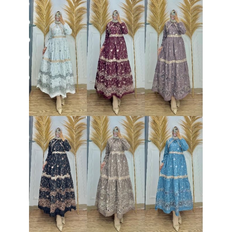 GAMIS BORDIR, GAMIS KATUN BOLONG KERANCANG