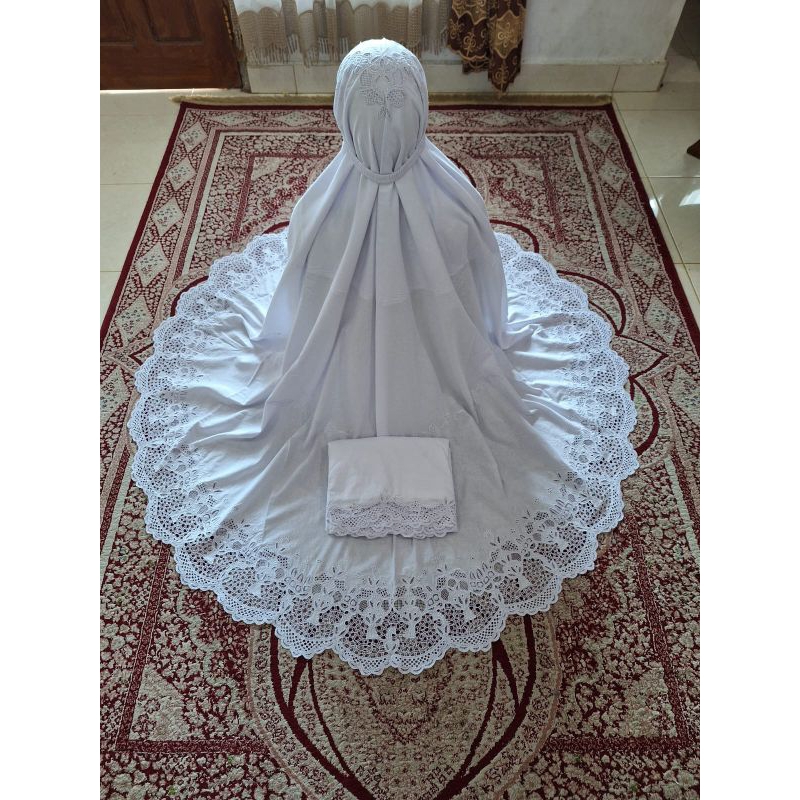 mukena dewasa kerancang rubia