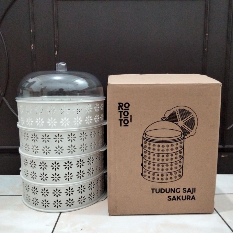 ROTOTO TUDUNG SAJI 4 TINGKAT/5 TINGKAT