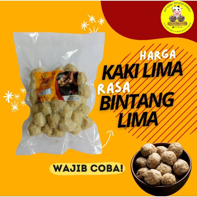 

Bakso Daging Campuran Sapi/Ayam kress Resep Keluarga 50 biji