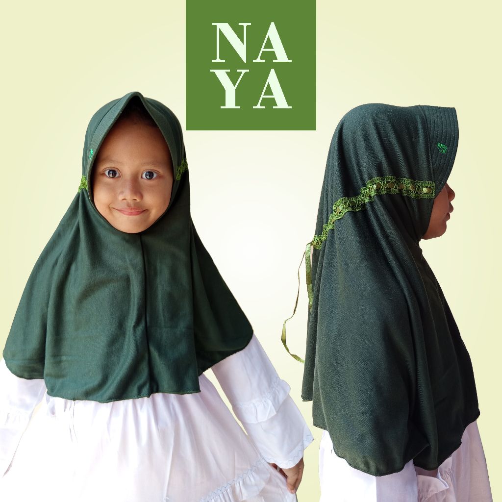 HIJAB ANAK SEKOLAH HAMIDAH JERSEY PREMIUM / JILBAB BERGO HAMIDAH ANAK / JILBAB SEKOLAH SIZE S,M,L, X
