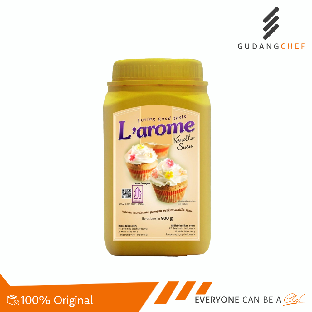

Larome Vanilla Susu Bubuk 500gr - Aroma & Rasa Vanilla Premium