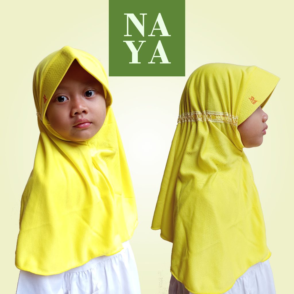 HIJAB ANAK SEKOLAH HAMIDAH JERSEY PREMIUM / JILBAB BERGO HAMIDAH ANAK / JILBAB SEKOLAH SIZE S,M,L, X