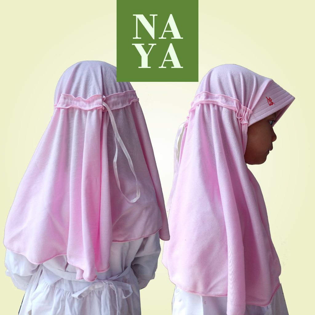 HIJAB ANAK SEKOLAH HAMIDAH JERSEY PREMIUM / JILBAB BERGO HAMIDAH ANAK / JILBAB SEKOLAH SIZE S,M,L, X