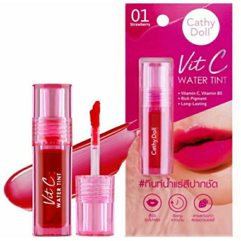 ￼CATHY DOLL Vit C Water Tint | Brightwin Win Metawin | Lip Tint | Lipstik 100% Original Thailand