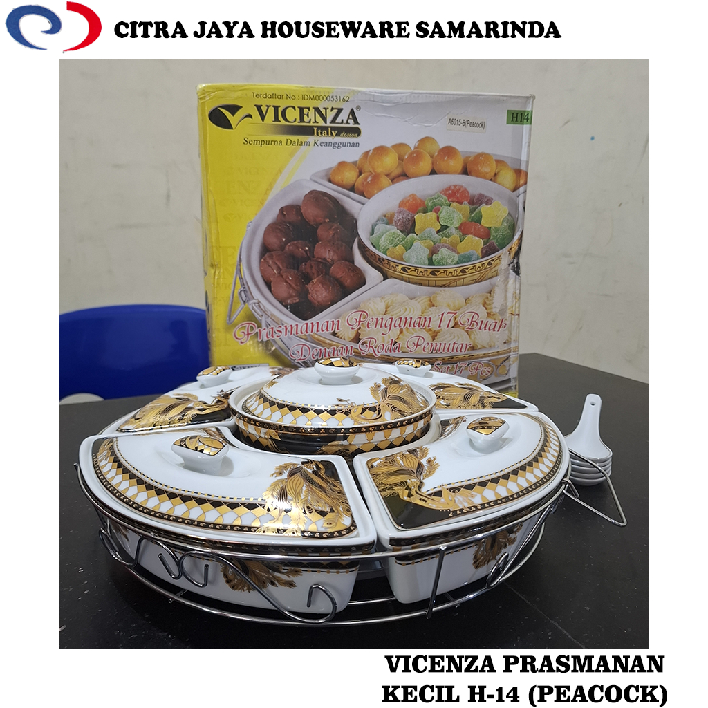 Prasmanan Kecil Keramik Vicenza H-14 (Per 1 Set)