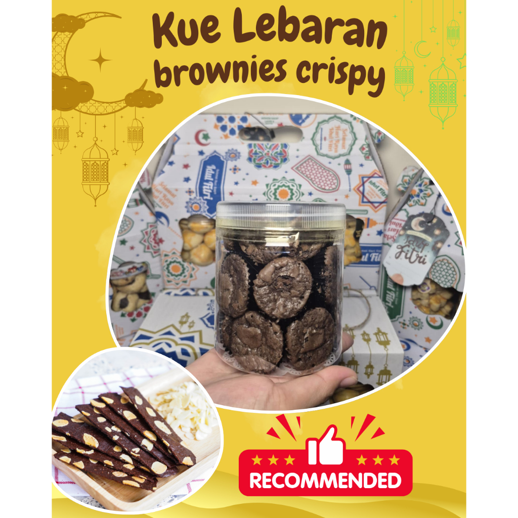 

BROWNIES CRISPY HOME MADE UKURAN 600ML