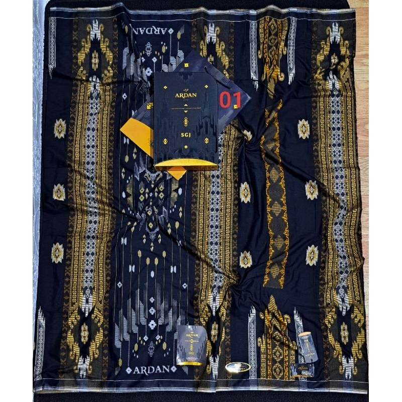 SARUNG ARDAN SGJ GOLD TERBARU MOTIF SONGKET