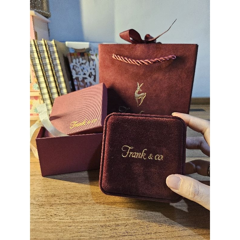 Frank&Co. Jewelry Box and Paper Bag - Kotak Perhiasan Gelang Authentic