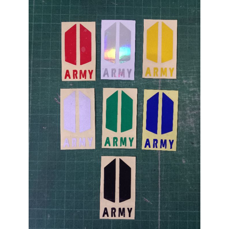 STICKER ARMY REFLECTIVE