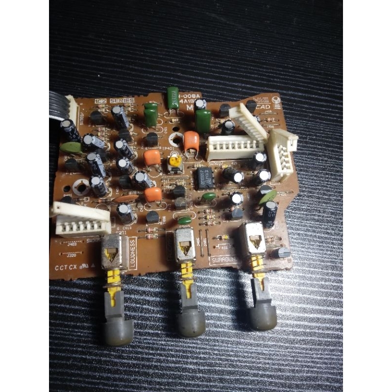 Modul Kit Ampli Tone Control Loudnes Avc Suround Polytron dat 63c ori copotan