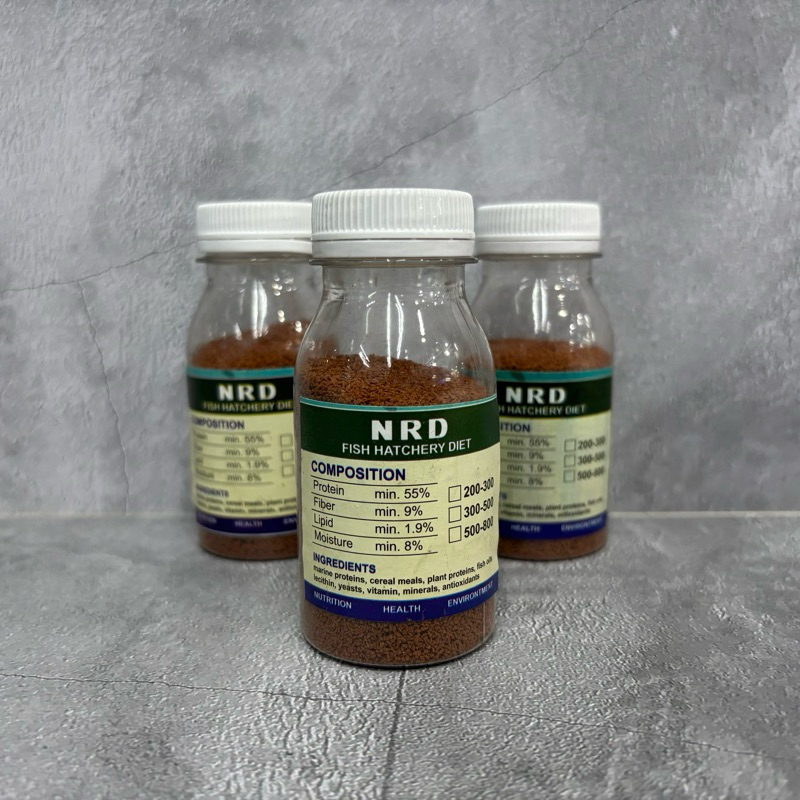 Makanan Ikan Pelet NRD Pelet Cupang Pelet Anakan Ikan Kecil Size 500-800 Semi Tenggelam