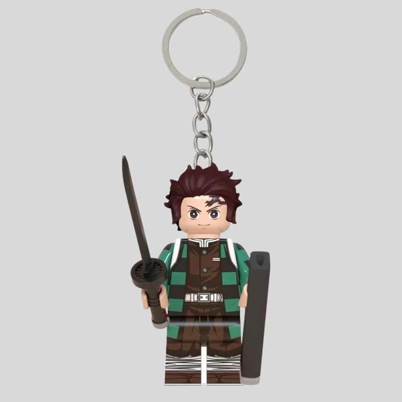 Tanjiro LEGO Keychain | Gantungan Kunci LEGO Tanjiro | Demon Slayer Series