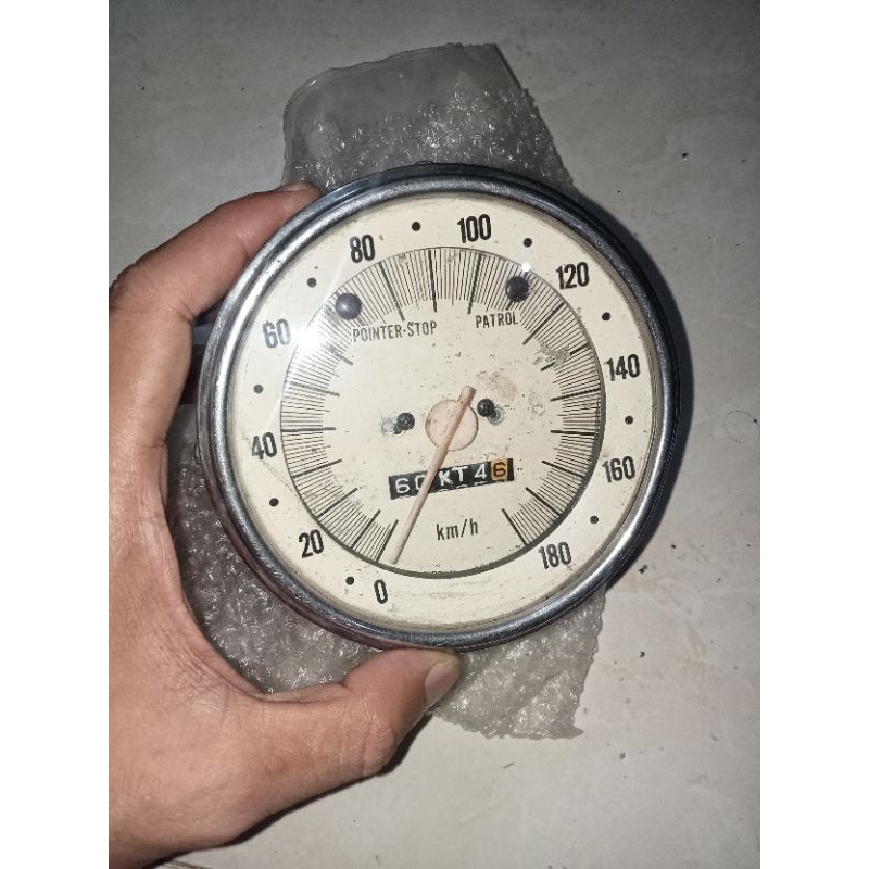 speedometer spido honda twin cb cb650 cb750 cp77 dream police original bekas