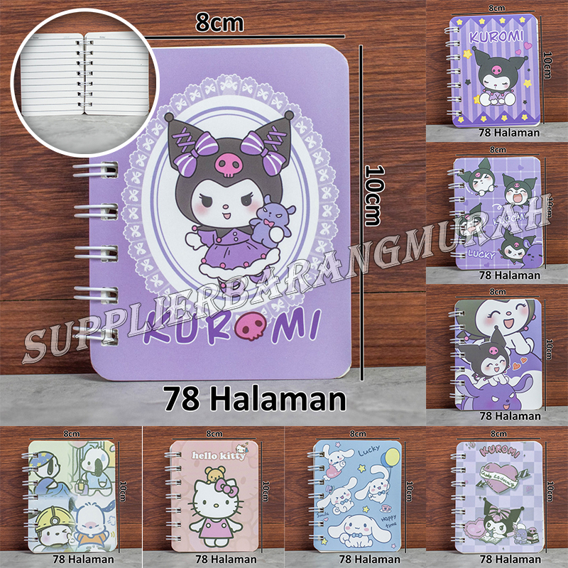 

Notebook kuromi Kecil Motif Lucu Bk0162