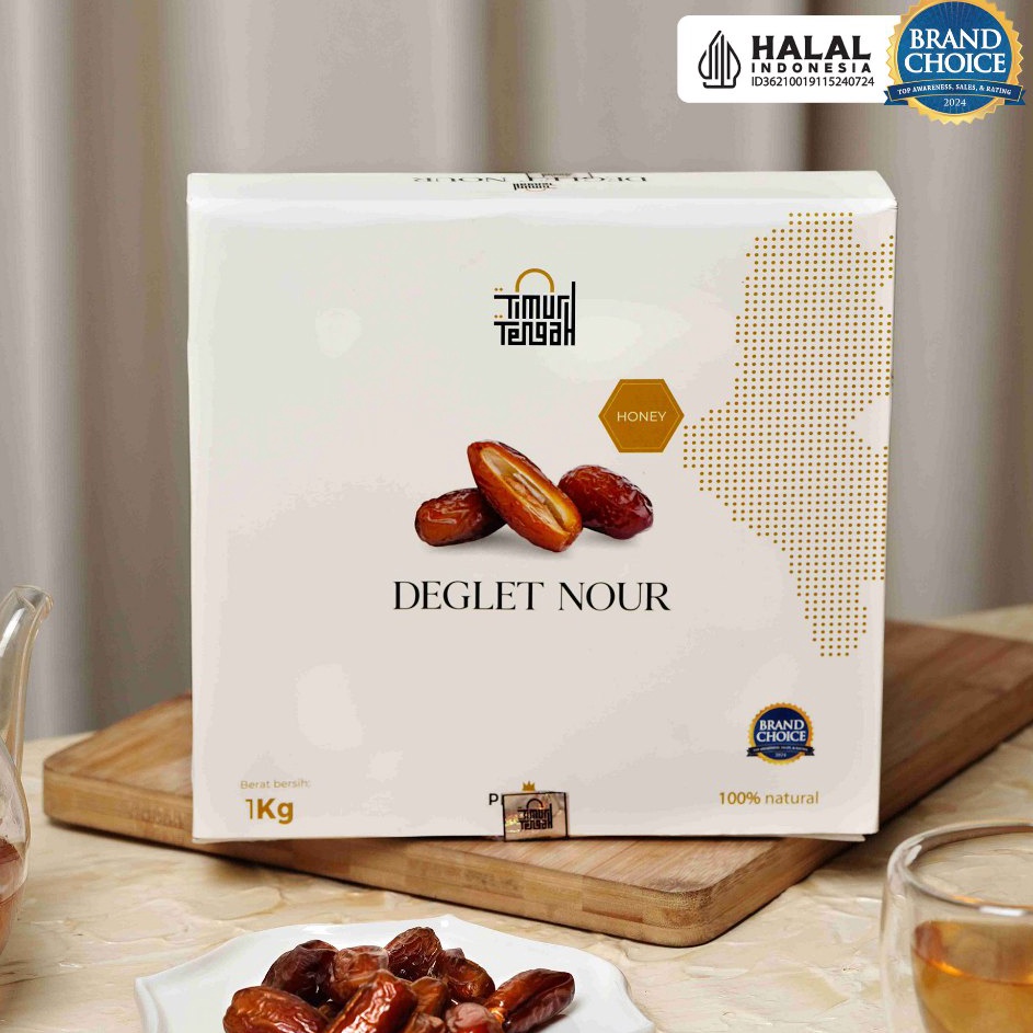 

Terbaik Timur Tengah Kurma Tunisia Madu 1kg Deglet Noor Honey Premium Original High Quality