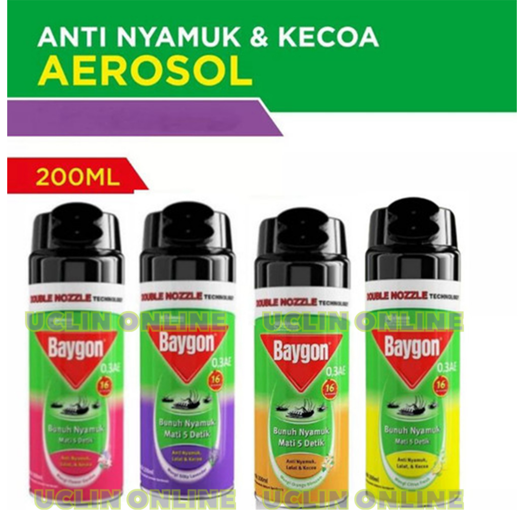 Baygon Aerosol 200 Baygon Aerosol Semprot Wangi 200 Spray Pembunuh NYAMUK SERANGGA