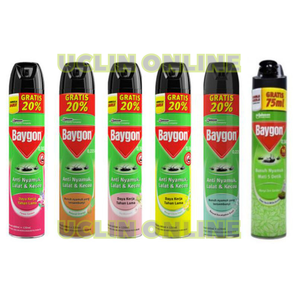 Baygon Aerosol 600 Baygon Insektisida Spray Obat Nyamuk