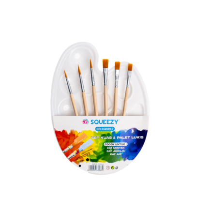 

Kuas Set Squeezy/Brush set/Kuas Lukis