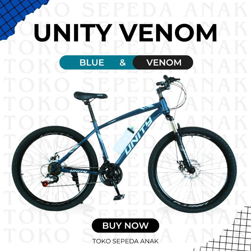 SEPEDA GUNUNG MTB 26 INCH UNITY VENOM Free Botol Minum