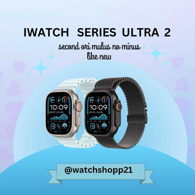 Apple Watch/iWatch Series Ultra 2 49MM with Ocean Band Second 100% Original