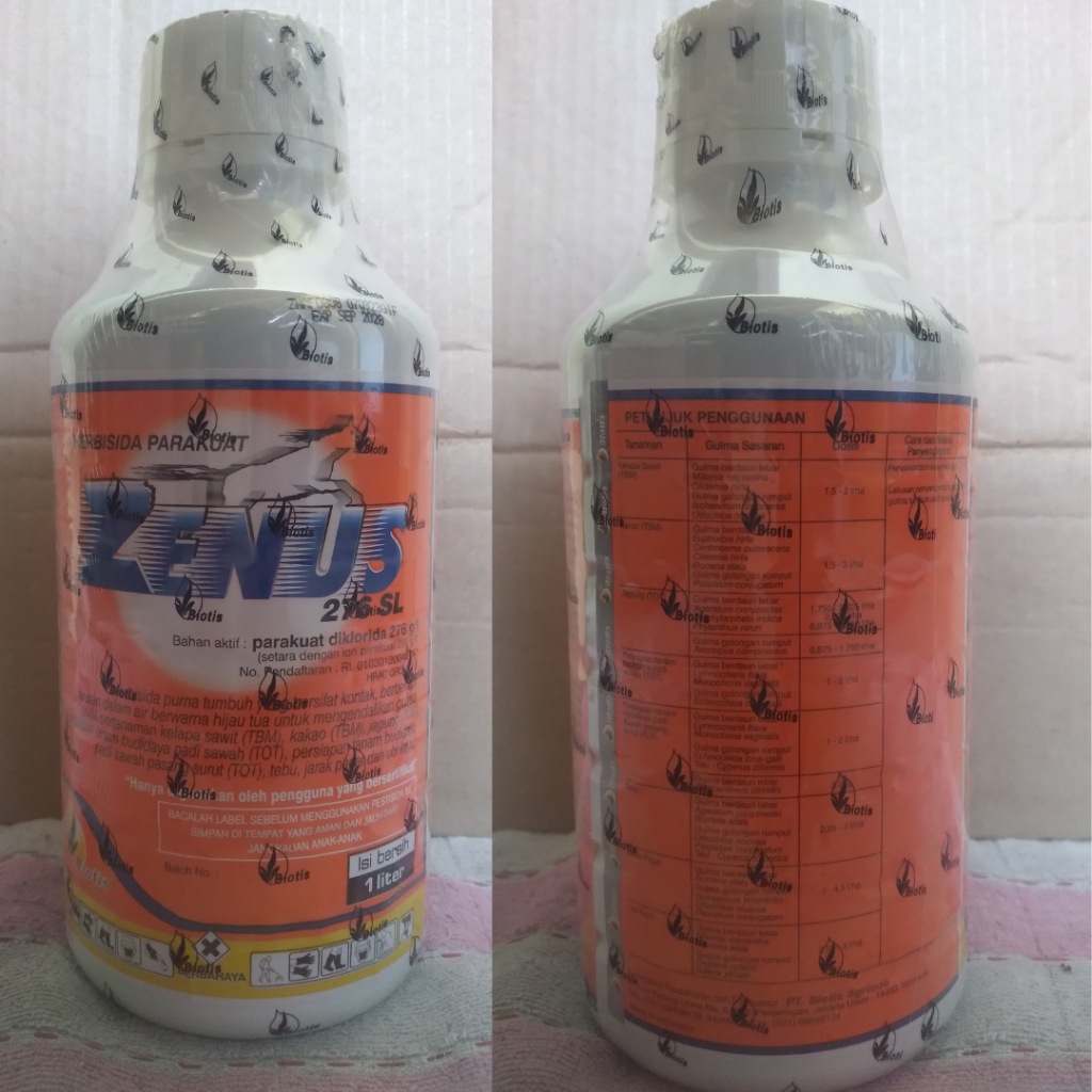 Herbisida parakuat ZENUS 276 SL