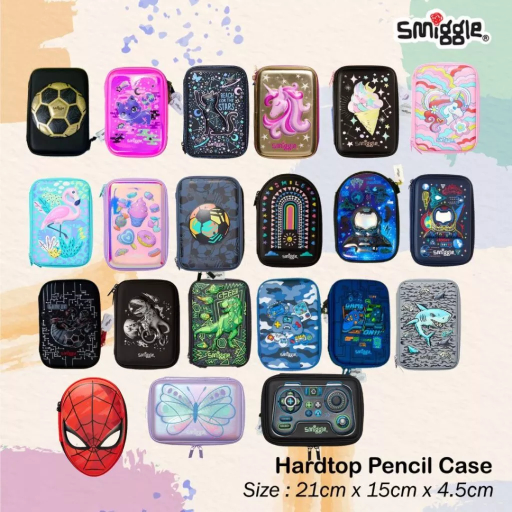 

TEMPAT PENSIL SMIGGLE HARDCASE / TEMPAT PENSIL ANAK KARAKTER SMIGGLE