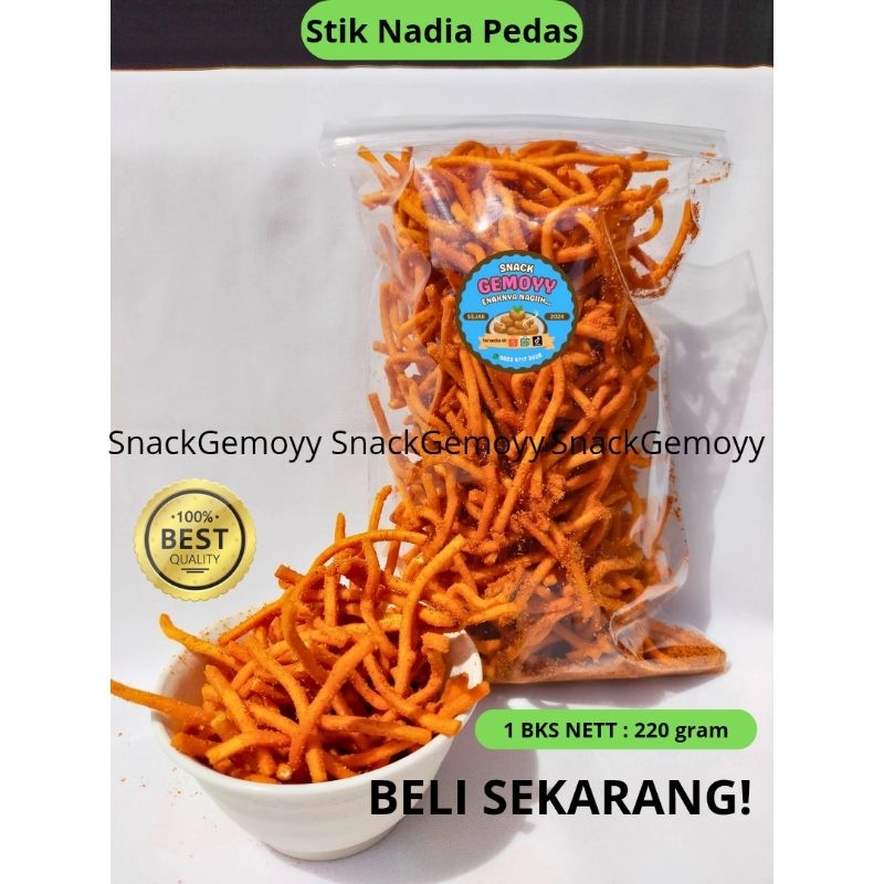 

Snack Gemoyy - STIK NADYA 1 BAL 4 kg PEDAS GURIH